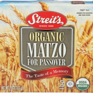 STREITS: Organic Matzo, 11 oz