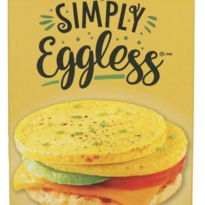 SIMPLY EGGLESS: Plant Based Egg Patties, 8 oz