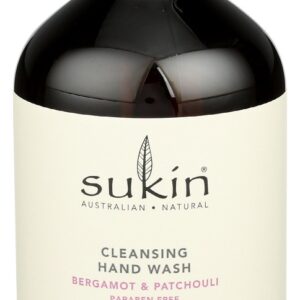 SUKIN: Bergamot Patchouli Cleansing Hand Wash, 16.9 fo