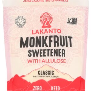 LAKANTO: Classic Monkfruit Sweetener With Allulose, 16 oz
