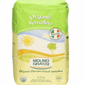MOLINO GRASSI: Organic Durum Wheat Semolina, 2.2 lb