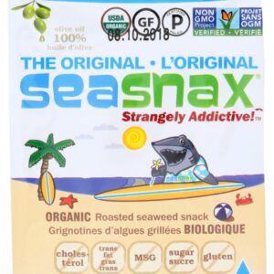 SEA SNAX: Organic Original Grab and Go Seaweed, 0.18 oz