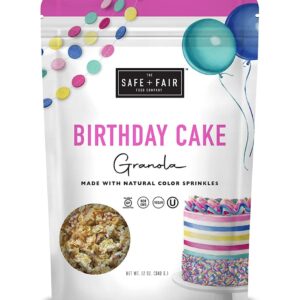 THE SAFE AND FAIR FOOD COMPANY: Granola Birthday Cake, 12 oz