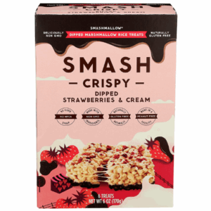 SMASHMALLOW: Smashcrispy Dipped Strawberries and Cream, 6 oz