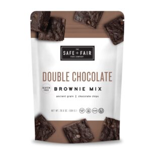 THE SAFE AND FAIR FOOD COMPANY: Double Chocolate Brownie Mix, 20.6 oz