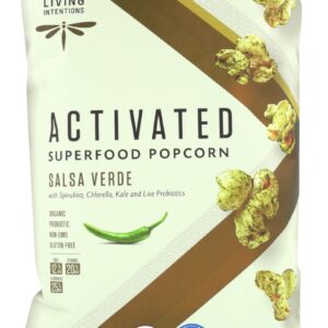LIVING INTENTIONS: Superfood Popcorn Salsa Verde, 4 oz