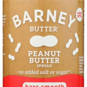 BARNEY BUTTER: Bare Smooth Peanut Butter, 16 oz