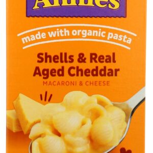 ANNIES HOMEGROWN: Shells and Real Aged Cheddar Mac and Cheese, 6 oz