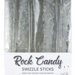 RICHARDSON BRANDS: Rock Candy Swizzle Sticks Wedding Box Silver 12Ct, 7.2 oz