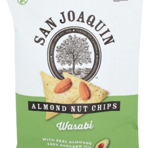 SAN JOAQUIN: Wasabi Almond Nut Chips, 4.5 oz