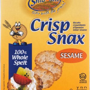 SHIBOLIM: Crisps Snax Sesame Whole Spelt, 6 oz
