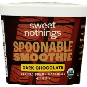 SWEET NOTHINGS: Spoonable Smoothie Dark Chocolate, 3.5 oz