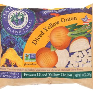 STAHLBUSH ISLAND FARMS: Onion Yellow Diced, 10 oz