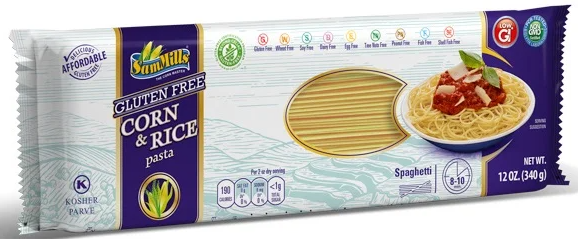 SAM MILLS: Corn and Rice Pasta Spaghetti Gluten Free, 12 oz