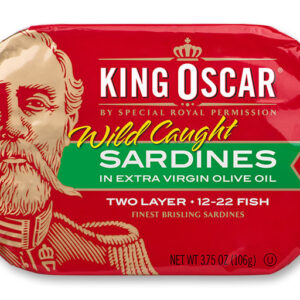 KING OSCAR: Sardines Brisling Ooil, 3.75 oz