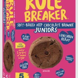 RULE BREAKER SNACKS: Cookies Chickpea Brownie, 4.5 oz