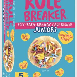 RULE BREAKER SNACKS: Cookies Chickpea Birthday Cake, 4.5 oz