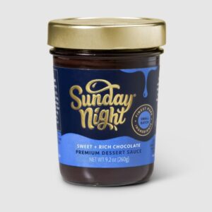 SUNDAY NIGHT: Sauce Ganache Chocolate Sweet Rich, 9.2 oz