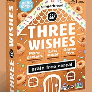 THREE WISHES: Cereal Grainfree Gngrbrd, 8.6 OZ