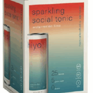 HIYO: Seltzer Watermelon Lime 4Pk, 48 FO