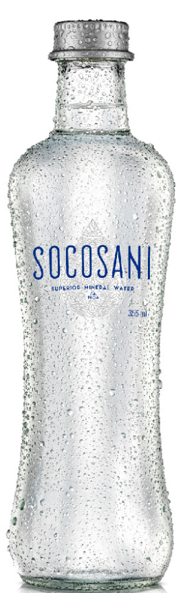 SOCOSANI: Water Still Mineral Glass, 12 fl oz