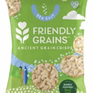 FRIENDLY GRAINS: Crisps Sea Salt Grain, 3.5 oz
