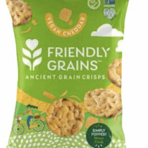 FRIENDLY GRAINS: Crisps Cheddar Grain, 3.5 oz