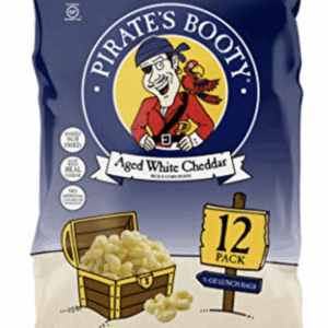 PIRATE BRANDS: Booty Wht Chdr Agd Vday, 6 OZ