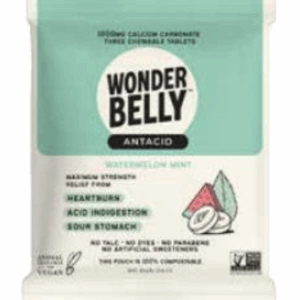 WONDERBELLY: Antacid Watermelon Pkt, 3 pc