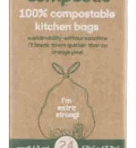 COMPOSTIC: Bags Trash Cmps Ktc 3 Gl, 24 bg