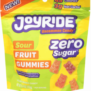JOYRIDE: Gummies Sour Fruit Zero, 5.4 OZ