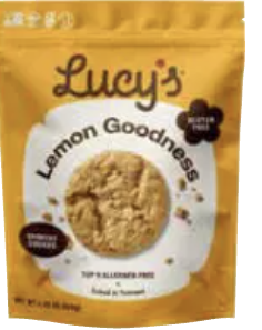 LUCY'S: Cookies Lemon, 4.25 oz
