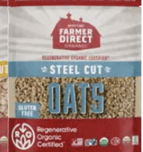 FARMER DIRECT ORGANIC: Oats Steel Cut Roc, 23 oz