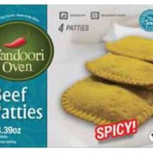 TANDOORI OVEN: Spicy Beef Patties, 14.4 oz