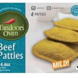 TANDOORI OVEN: Mild Beef Patties, 14.4 oz