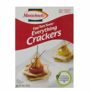 MANISCHEWITZ: Egg Tam Tams Everything Crackers, 8 oz