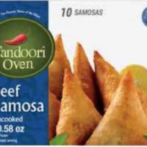 TANDOORI OVEN: Beef Samosas, 10.58 oz