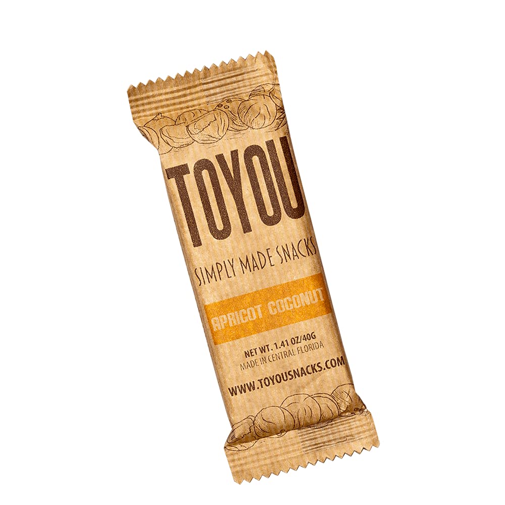 TOYOU SNACKS: Apricot Coconut Bar, 1.41 oz