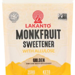 LAKANTO: Golden Monkfruit Sweetener With Allulose, 8 oz
