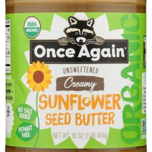 ONCE AGAIN: Organic Sunflower Butter Unsweetened, 16 oz