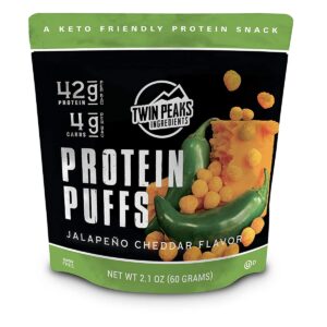 TWIN PEAKS INGREDIENTS: Puff Protein Jalapeno Cheddar, 2.1 oz