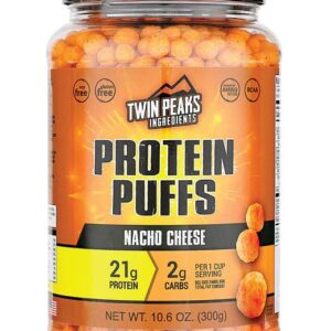 TWIN PEAKS INGREDIENTS: Puff Protein Nacho Cheese, 10.6 oz