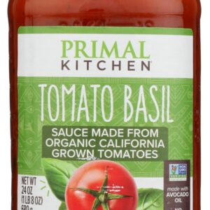 PRIMAL KITCHEN: Tomato Basil Marinara Sauce, 24 oz