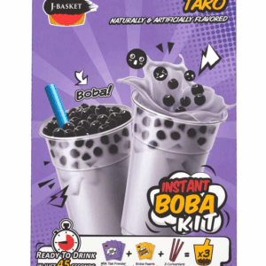 J-BASKET: Instant Boba Kit Taro, 10 oz