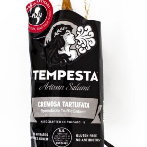 TEMPESTA ARTISAN SALAMI: Cremosa Tartufata Spreadable Truffle Salami, 5.5 oz