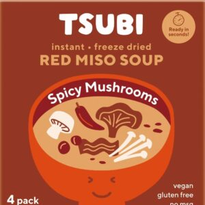 TSUBI SOUP: Spicy Mushroom Red Miso Soup, 1.5 oz