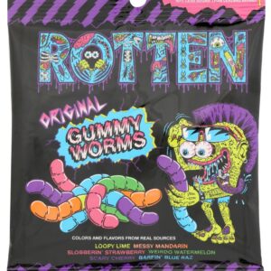 ROTTEN: Original Gummy Worms Single Serve, 1.8 oz
