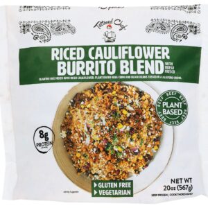 TATTOOED CHEF: Riced Cauliflower Burrito Blend, 20 oz