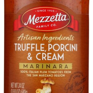 MEZZETTA: Artisan Ingredients Truffle Porcini and Cream Marinara, 24 oz