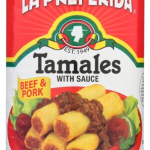 LA PREFERIDA: Canned Beef and Pork Tamales, 15 oz